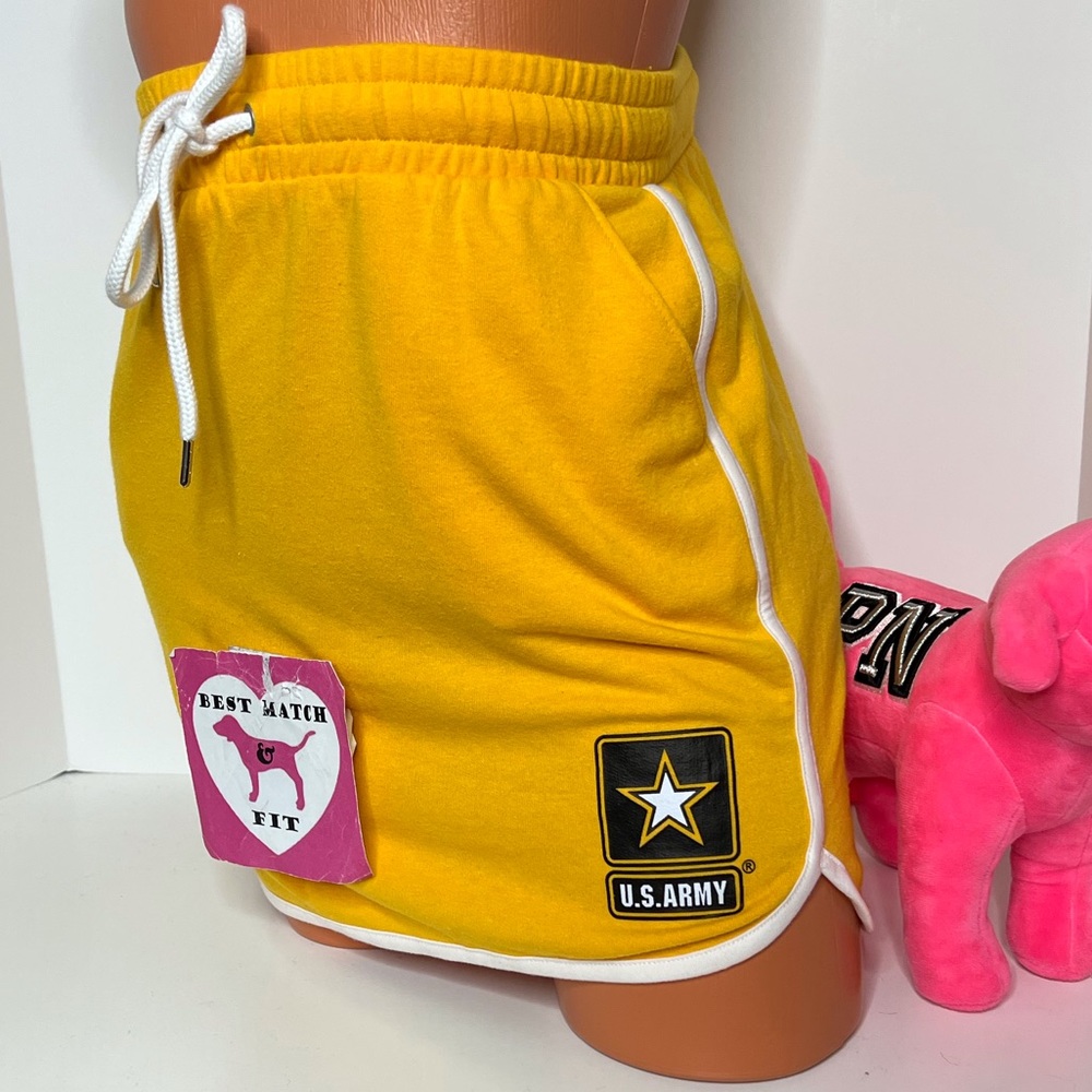 Victoria’s Secret PINK XS S M L Logo U.S. Army Skirt Tie Pockets Slit Tie
